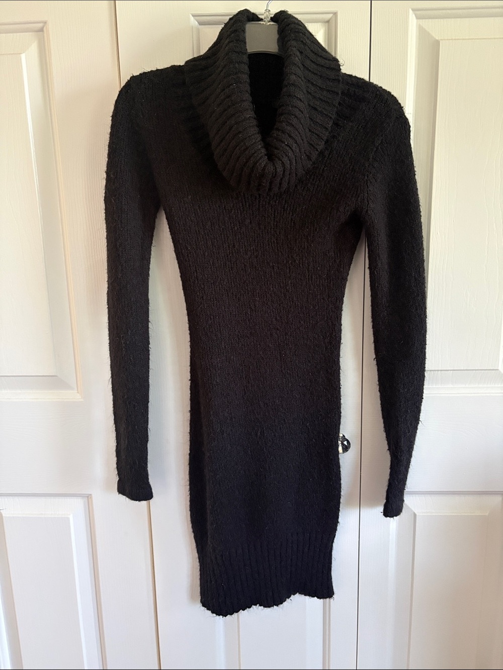 Rue21 Black Cowl Neck Sweater Dress